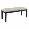 Bradley Upholstered Bench Dark Walnut - Picket House Furnishings 1 Bradley Upholstered Bench Dark Walnut - Picket House Furnishings -Ottomans Official Shop unnamed file 3614