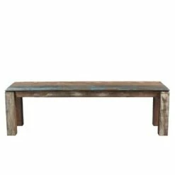 50" Old Reclaimed Wood Bench Brown - Timbergirl -Ottomans Official Shop unnamed file 3631