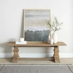 Joanna Dining Bench Rustic Brown - Crosley -Ottomans Official Shop unnamed file 3637