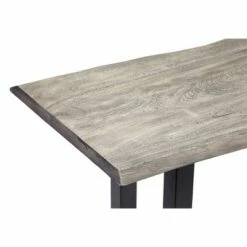 Yukon Live Edge Dining Bench Gray - Treasure Trove Accents -Ottomans Official Shop unnamed file 3650
