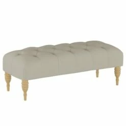 Tufted Bench - Simply Shabby Chic® Linen Seaglass 18 Tufted Bench - Simply Shabby Chic® Linen Seaglass -Ottomans Official Shop unnamed file 3718