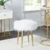 Round Faux Fur Stool Gold - Silverwood 1 Round Faux Fur Stool Gold - Silverwood -Ottomans Official Shop unnamed file 373