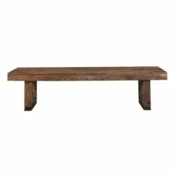 Beckenridge Dining Bench Brown - Treasure Trove Accents
