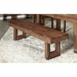 Beckenridge Dining Bench Brown - Treasure Trove Accents -Ottomans Official Shop unnamed file 3796