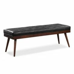 James Leather Bench - Poly & Bark Madagascar Cocoa -Ottomans Official Shop unnamed file 3808