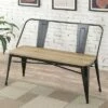 Clarkson Industrial Inspired Dining Bench - HOMES: Inside + Out Wood -Ottomans Official Shop unnamed file 3829