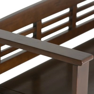 48" Chandler Solid Wood Entryway Storage Bench - Wyndenhall Distressed Gray 7 48" Chandler Solid Wood Entryway Storage Bench - Wyndenhall Distressed Gray - Image 5