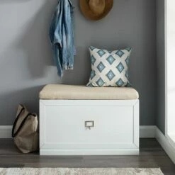 Harper Entryway Storage Bench - Crosley Gray/creme -Ottomans Official Shop unnamed file 3922