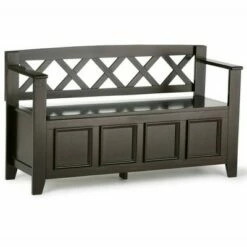 48" Halifax Entryway Storage Bench - WyndenHall Light Avalon Brown -Ottomans Official Shop unnamed file 3940