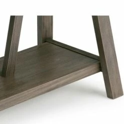 48" Stewart Solid Wood Entryway Bench Driftwood - WyndenHall -Ottomans Official Shop unnamed file 3959