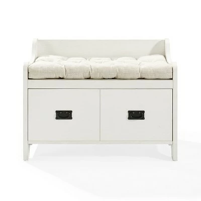 Fremont Entryway Bench - Crosley White 3 Fremont Entryway Bench - Crosley White