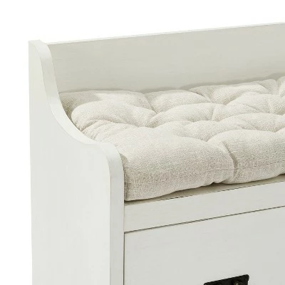 Fremont Entryway Bench - Crosley White 6 Fremont Entryway Bench - Crosley White - Image 4