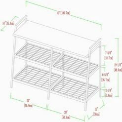 42" Urban Industrial Metal and Wood Entry Bench - Saracina Home Gray Wash 15 42" Urban Industrial Metal and Wood Entry Bench - Saracina Home Gray Wash -Ottomans Official Shop unnamed file 3983