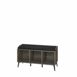 Woodbury Storage Bench with Cubbies Woodgrain - RiverRidge Home -Ottomans Official Shop unnamed file 3991