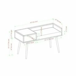Modern Telephone Entry Bench with Cushion - Saracina Home Gray 13 Modern Telephone Entry Bench with Cushion - Saracina Home Gray -Ottomans Official Shop unnamed file 4016