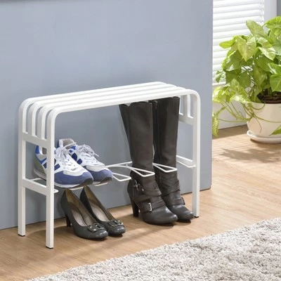Horizon Entryway Bench - Proman Products White 3 Horizon Entryway Bench - Proman Products White