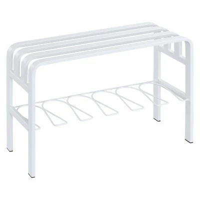 Horizon Entryway Bench - Proman Products White 8 Horizon Entryway Bench - Proman Products White - Image 6