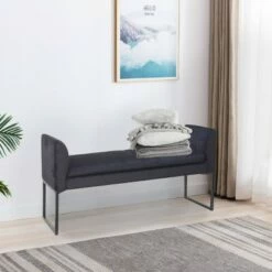 Hayden Accent Bench Velvet Gray - ACEssentials -Ottomans Official Shop unnamed file 4097