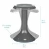ECR4Kids 20" ACE Wobble Stool - Active Flexible Seating Chair for Kids - Classrooms and Home -Ottomans Official Shop unnamed file 412