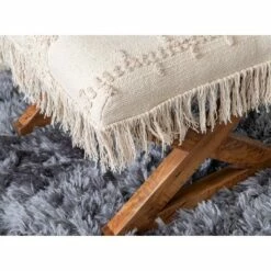 Colmar Tassel Ottoman Off White - Powell Company -Ottomans Official Shop unnamed file 4158
