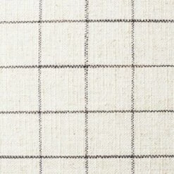 Threshold Designed W/Studio McGee Lynwood Square Upholstered Cube - Threshold™ designed with Studio McGee Burgundy Stripe -Ottomans Official Shop unnamed file 4199