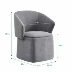 Ottomans Official Shop 32 ECR4Kids MHF Flip-Back Accent Chair, 3-in-1 Upholstered Transforming Chair/Ottoman with Storage