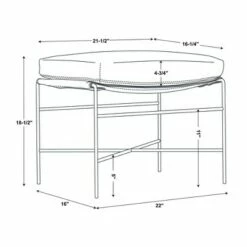 Hearth & Hand W/Magnolia Furniture Faux Leather & Metal Ottoman Black/Brown - Hearth & Hand™ with Magnolia 13 Hearth & Hand W/Magnolia Furniture Faux Leather & Metal Ottoman Black/Brown - Hearth & Hand™ with Magnolia -Ottomans Official Shop unnamed file 4274