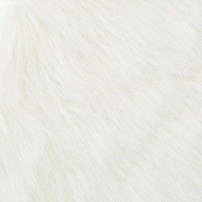 eLuxury Faux Fur Ottoman 5 eLuxury Faux Fur Ottoman - Image 3