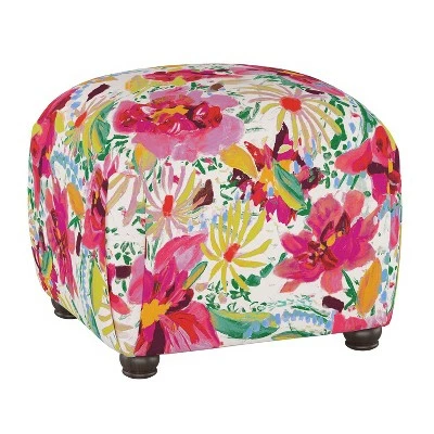 Poppy Ottoman in Patterns - Opalhouse™ Green & Teal Floral 16 Poppy Ottoman in Patterns - Opalhouse™ Green & Teal Floral - Image 14