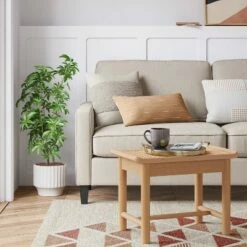 Tarawitt Modern Cane Ottoman - Project 62â„¢