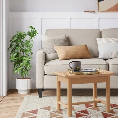 Tarawitt Modern Cane Ottoman - Project 62™ 3 Tarawitt Modern Cane Ottoman - Project 62™