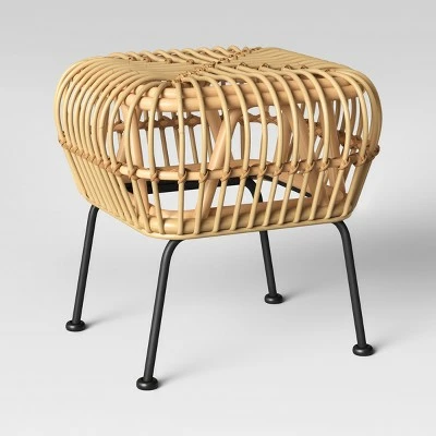 Rhea Small Rattan Ottoman - Assembly Required - Opalhouse™ 4 Rhea Small Rattan Ottoman - Assembly Required - Opalhouse™ - Image 2