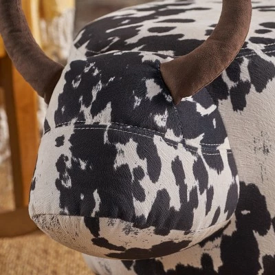 Bessie Cow Ottoman - Christopher Knight Home Brown 4 Bessie Cow Ottoman - Christopher Knight Home Brown - Image 2