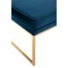 30.5" Decorative Pillowtop Ottoman - WOVENBYRD Blue Velvet -Ottomans Official Shop unnamed file 4555