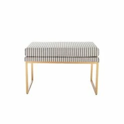 30.5" Decorative Pillowtop Ottoman - WOVENBYRD Blue Velvet -Ottomans Official Shop unnamed file 4562