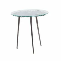 Modern Aluminum Accent Table - Olivia & May Black -Ottomans Official Shop unnamed file 463