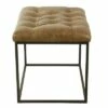 Small Decorative Ottoman Faux Leather Brown - HomePop -Ottomans Official Shop unnamed file 4630