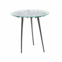 Modern Aluminum Accent Table - Olivia & May Black -Ottomans Official Shop unnamed file 468
