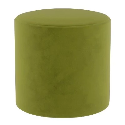 Round Ottoman in Velvet - Project 62™ Burnt Orange 5 Round Ottoman in Velvet - Project 62™ Burnt Orange - Image 3