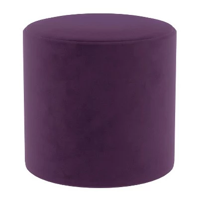 Round Ottoman in Velvet - Project 62™ Burnt Orange 6 Round Ottoman in Velvet - Project 62™ Burnt Orange - Image 4