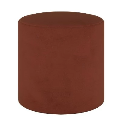 Round Ottoman in Velvet - Project 62™ Burnt Orange 17 Round Ottoman in Velvet - Project 62™ Burnt Orange - Image 15