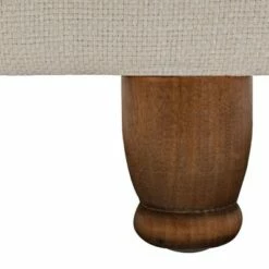 eLuxury Round Storage Ottoman