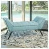 Demi Tufted Fabric Ottoman Bench Blue - Christopher Knight Home -Ottomans Official Shop unnamed file 4788