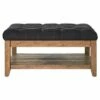 Southgate Natural Button Tufted Tapered Cocktail Ottoman Charcoal - Inspire Q 2 Southgate Natural Button Tufted Tapered Cocktail Ottoman Charcoal - Inspire Q -Ottomans Official Shop unnamed file 4826