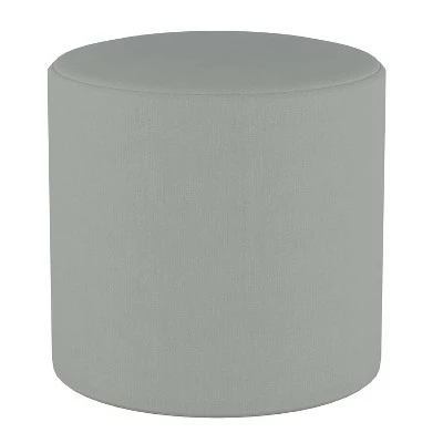 Round Ottoman in Linen - Project 62™ Linen Cream 7 Round Ottoman in Linen - Project 62™ Linen Cream - Image 5