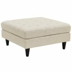 Empress Upholstered Large Ottoman - Modway Beige -Ottomans Official Shop unnamed file 4995