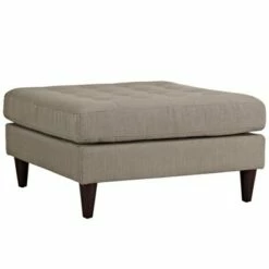 Empress Upholstered Large Ottoman - Modway Beige -Ottomans Official Shop unnamed file 5000