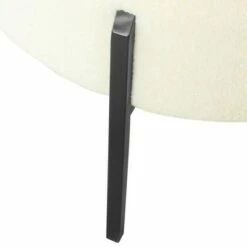 Modern Metal Sherpa Ottoman Cream - HomePop -Ottomans Official Shop unnamed file 5010