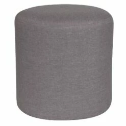 Flash Furniture Barrington Taut Upholstered Round Ottoman Pouf -Ottomans Official Shop unnamed file 5039