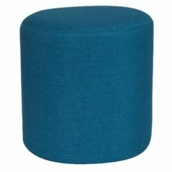 Flash Furniture Barrington Taut Upholstered Round Ottoman Pouf -Ottomans Official Shop unnamed file 5040